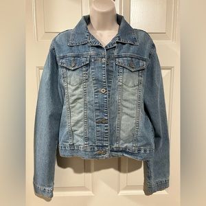 Unbranded Woman large denim cropped jacket